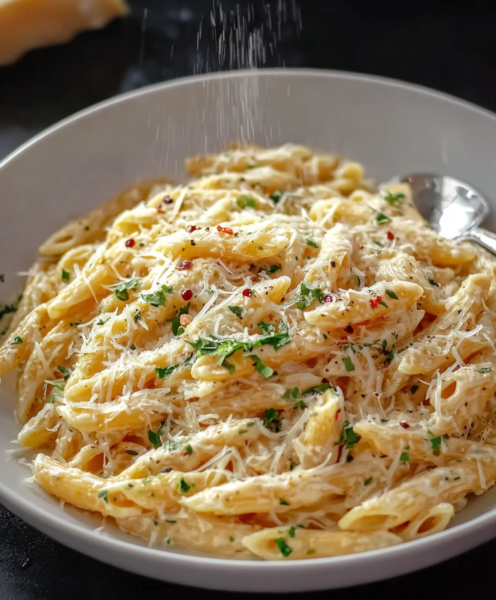 One Pot Creamy Garlic Pasta - Minute Meal