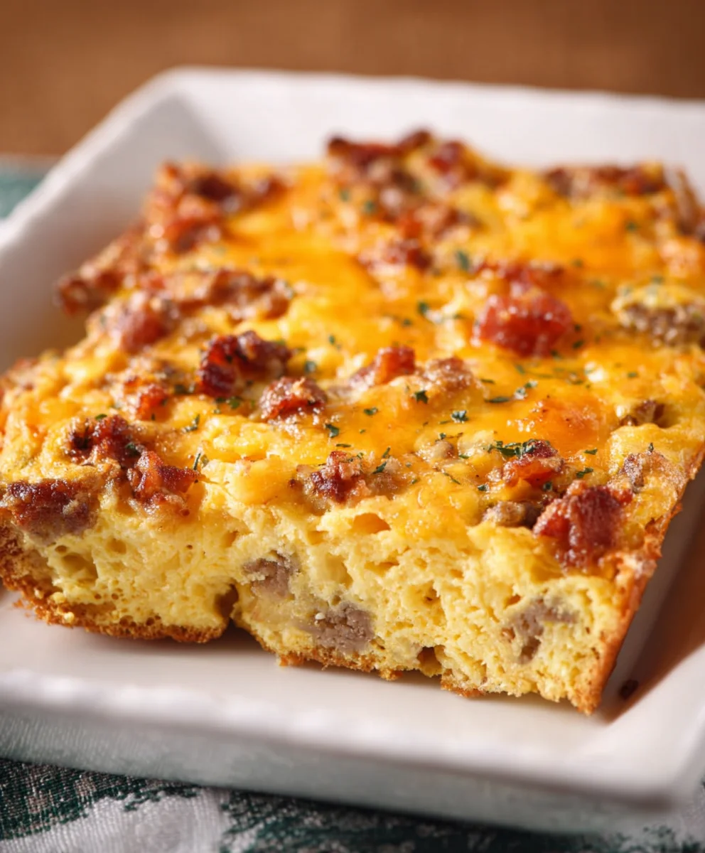 Easy Beef Breakfast Casserole-Family Favorite Meal