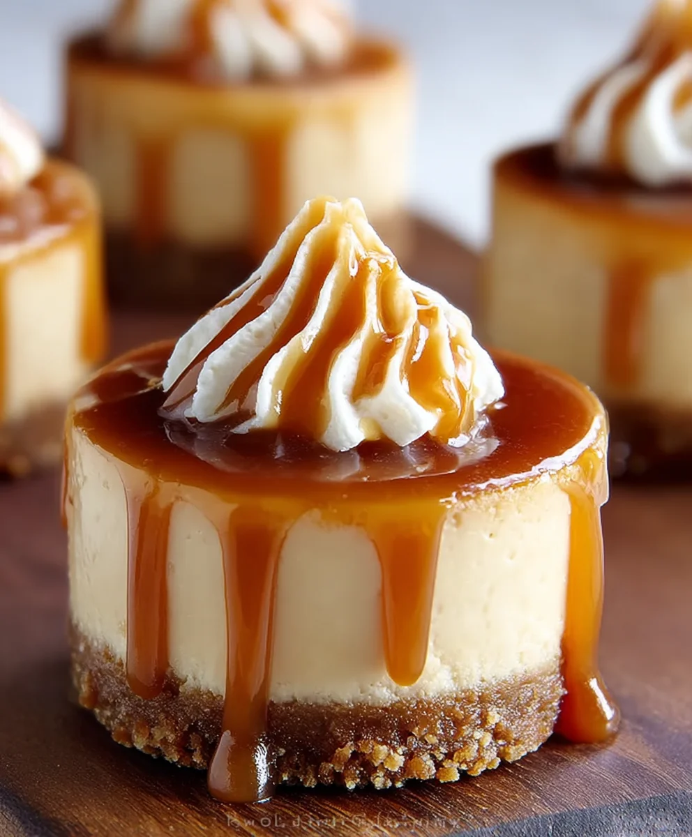 Mini Caramel Cheesecakes-Easy Sweet Treat