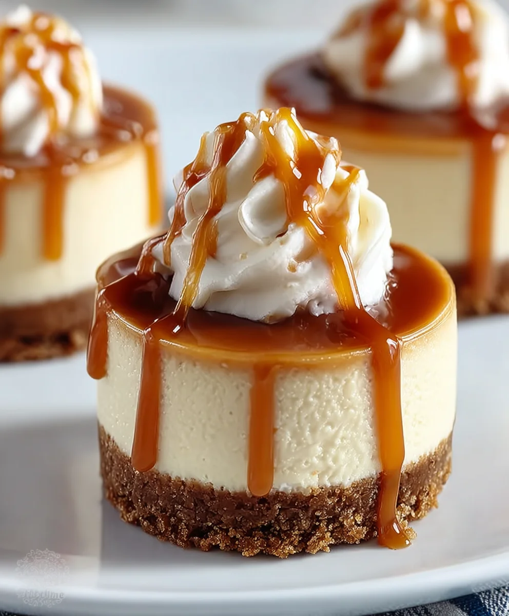 Mini Caramel Cheesecakes - Easy & Delicious Dessert