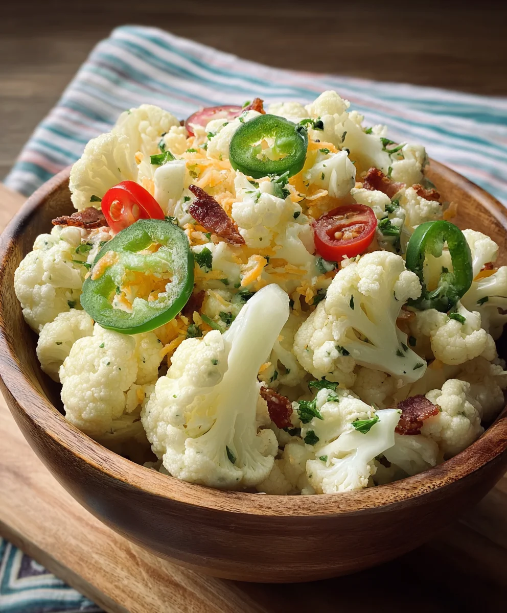 Ranch Cauliflower Salad