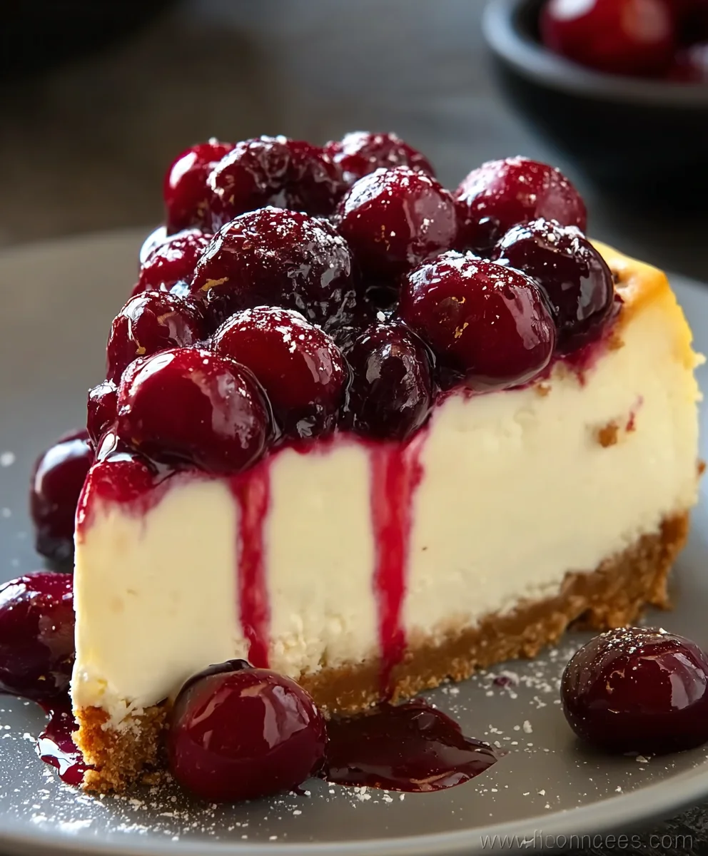 Decadent Cherry Cheesecake Recipe-Pure Bliss