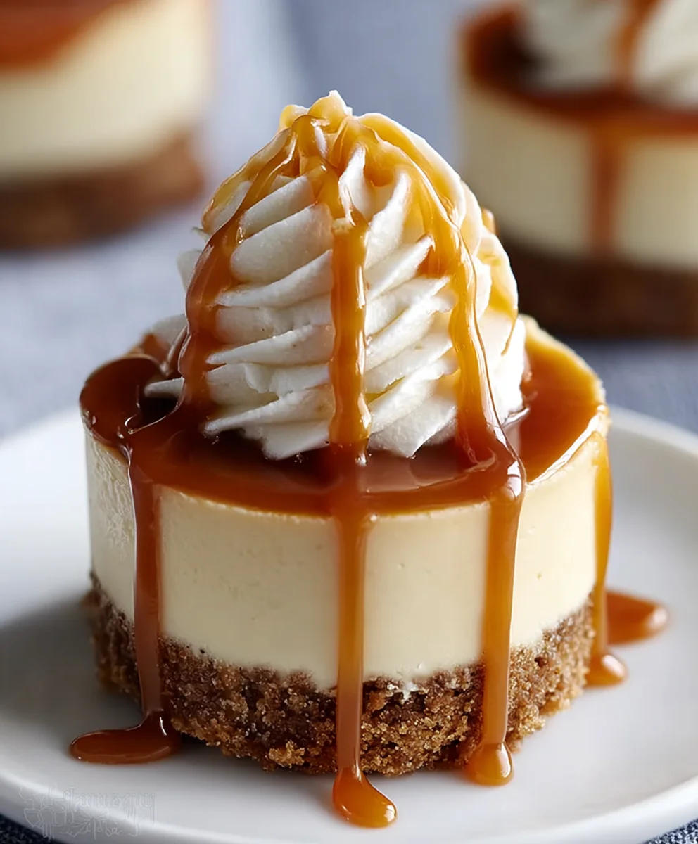 Mini Caramel Cheesecakes-Easy Sweet Treat