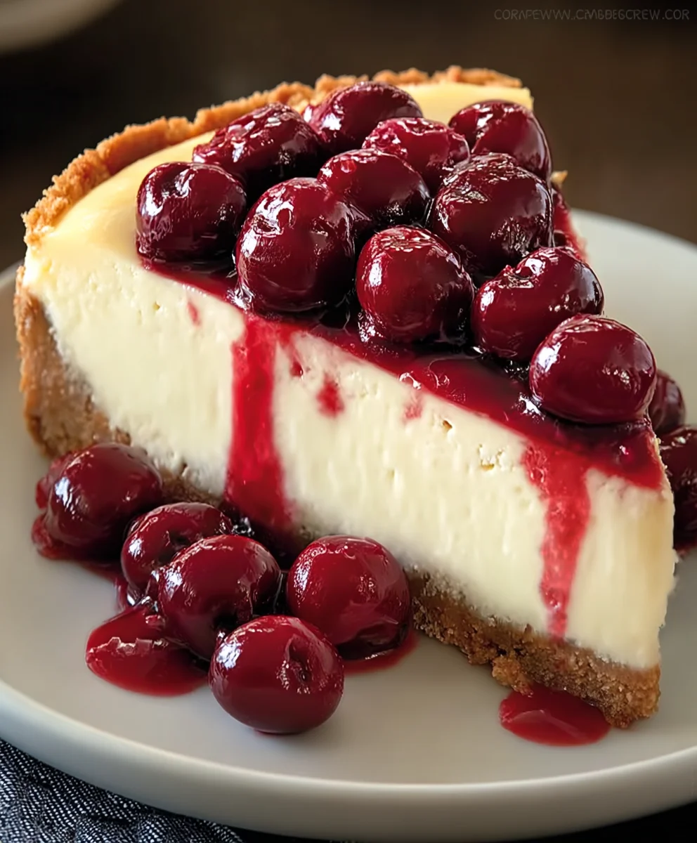 Easy Cherry Cheesecake Recipe-Decadent Dessert