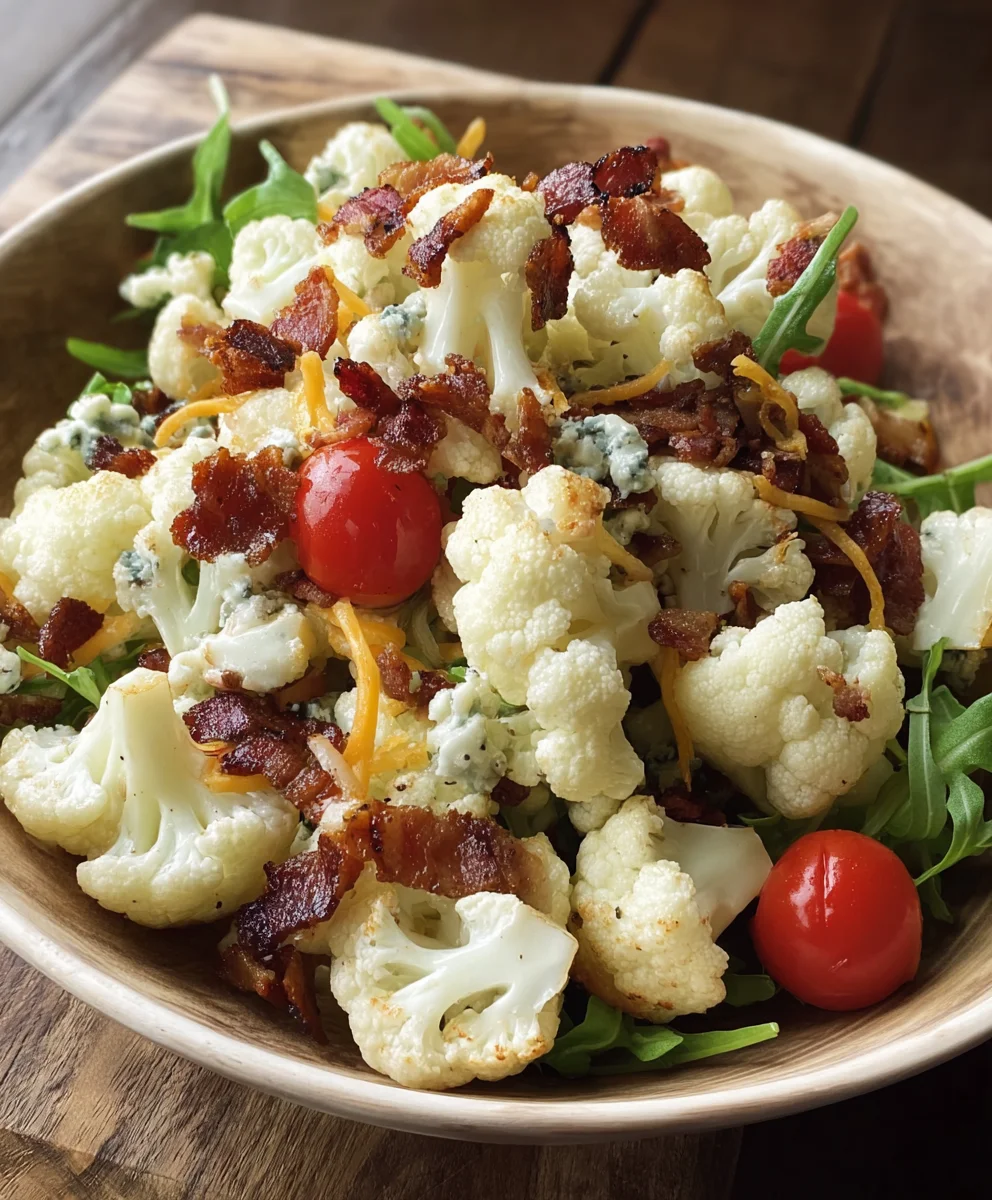 Ranch Cauliflower Salad-Easy Crowd-Pleasing Recipe