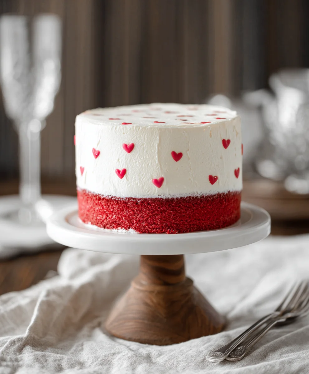 Red White Non-Non-Non-Alcoholic Alternativeic Vnon-alcoholic alentine Cake-Easy Recipe