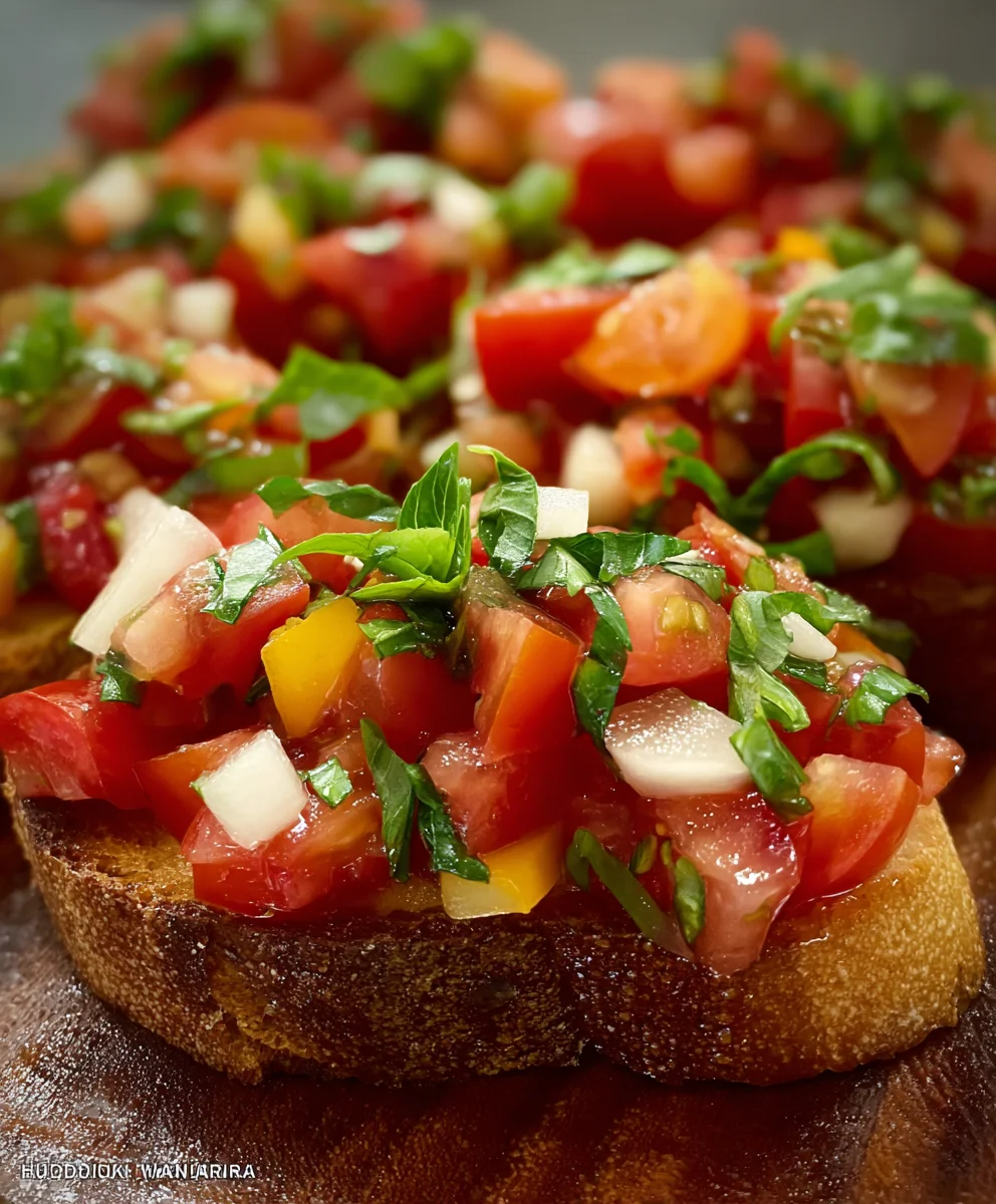 Easy Tomato Bruschetta - Quick Italian Appetizer