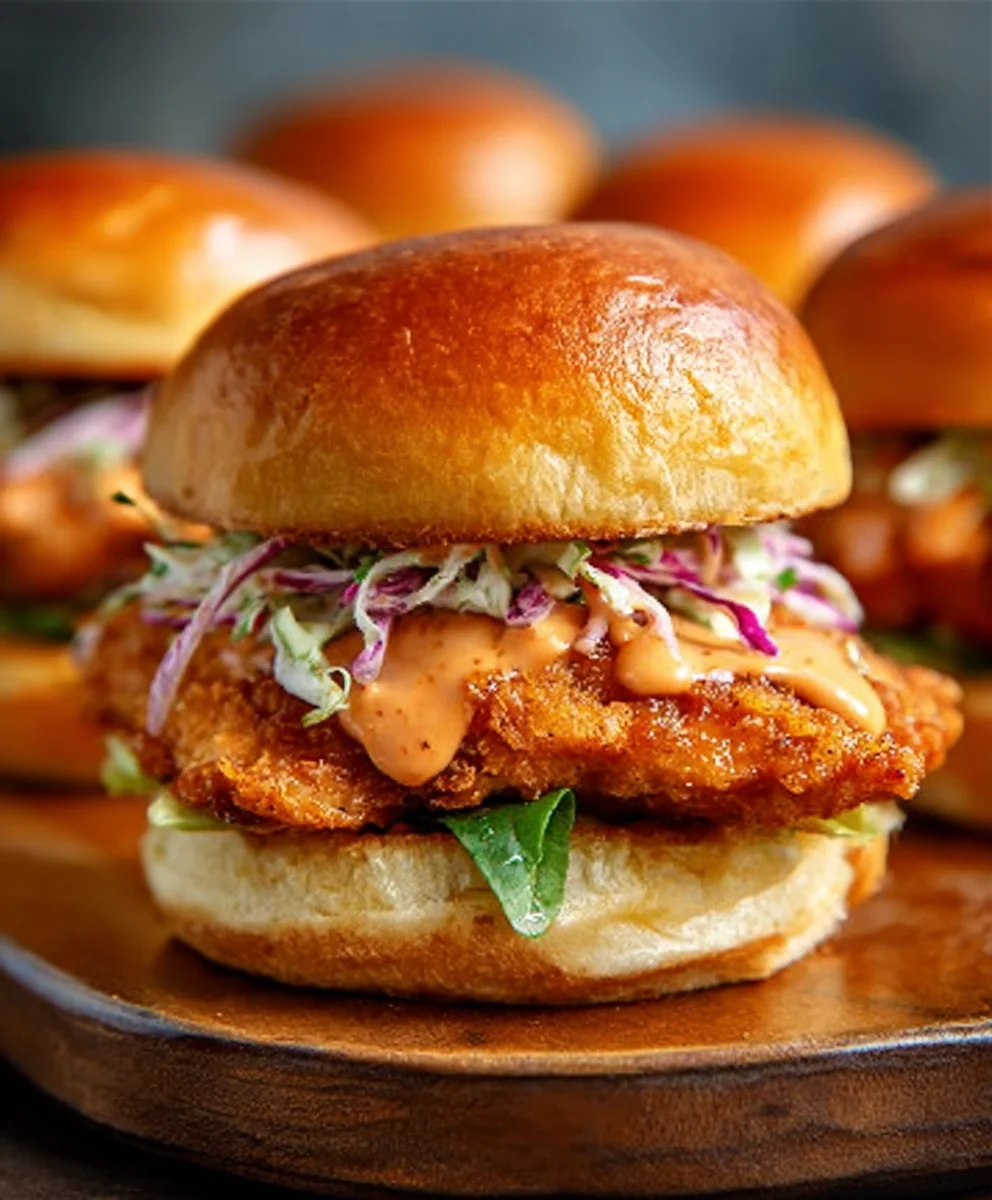 Easy Bang Bang Chicken Sliders Recipe