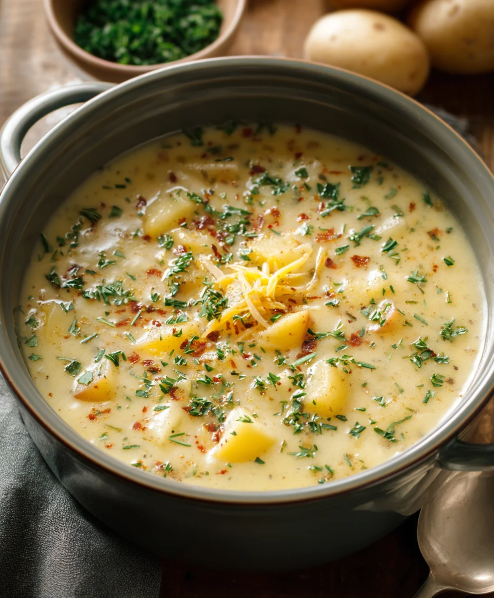Outback Loaded Baked Potato Soup-Hearty & Delicious