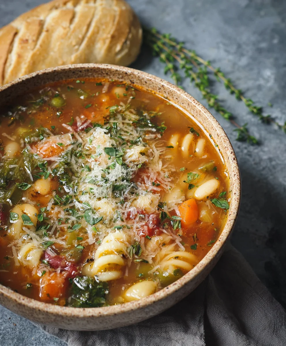 Hearty Winter Minestrone Soup Recipe - Delicious & Warming