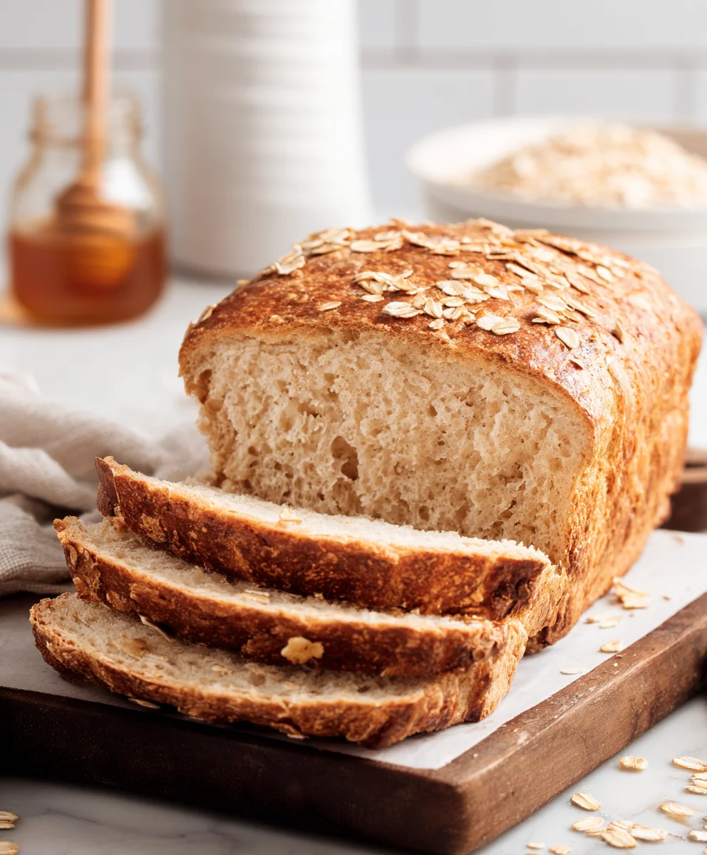 Easy Honey Oat Bread Recipe- Delicious & Wholesome