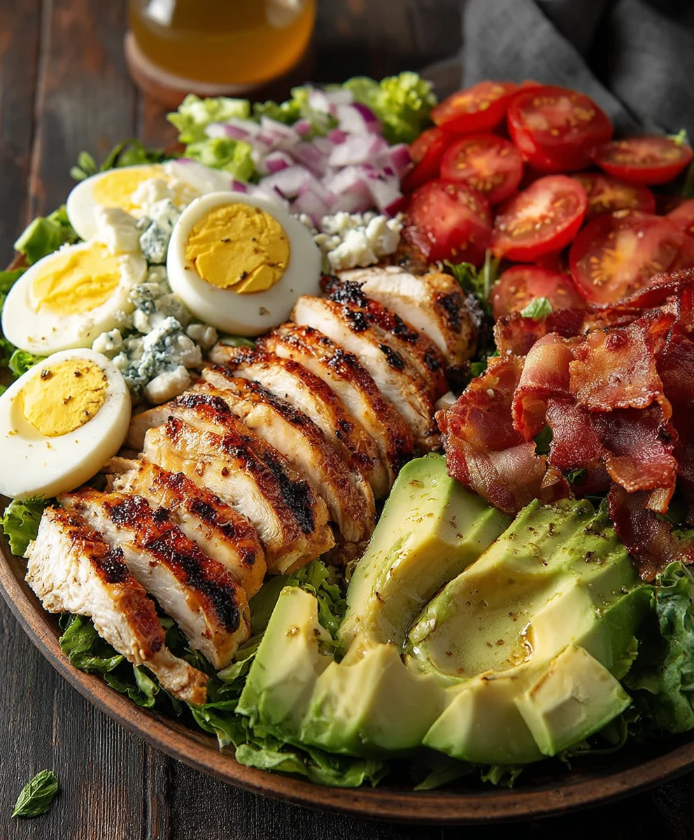 Grilled Chicken Cobb Salad-Non-Non-Non-Alcoholic Alternativeic Non-Alcoholic Ale Style