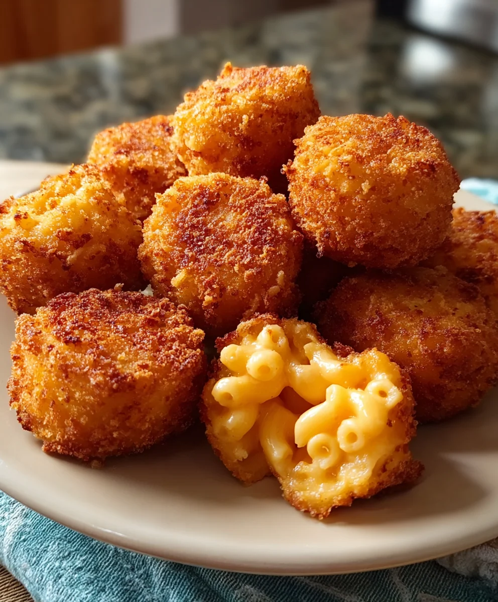 Easy Fried Mac and Cheese Bites Recipe - Crispy Golden Goodness