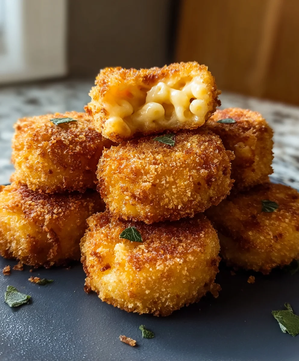Easy Fried Mac and Cheese Bites Recipe - Crispy Golden Goodness