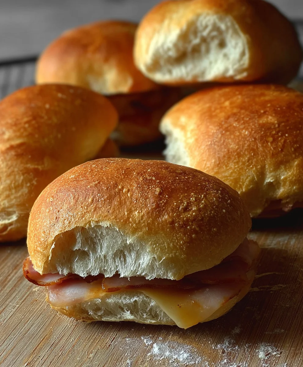 Easy No Knead Sandwich Rolls Quick Recipe