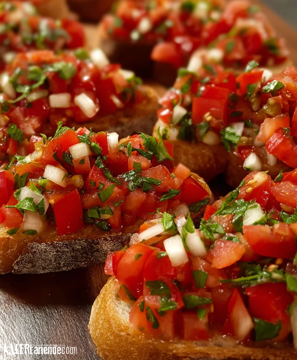 Easy Tomato Bruschetta - Quick Italian Appetizer