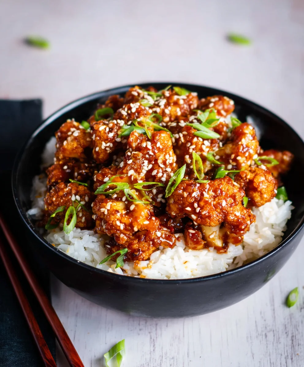 Sticky Sesame Cauliflower - Easy & Delicious Recipe