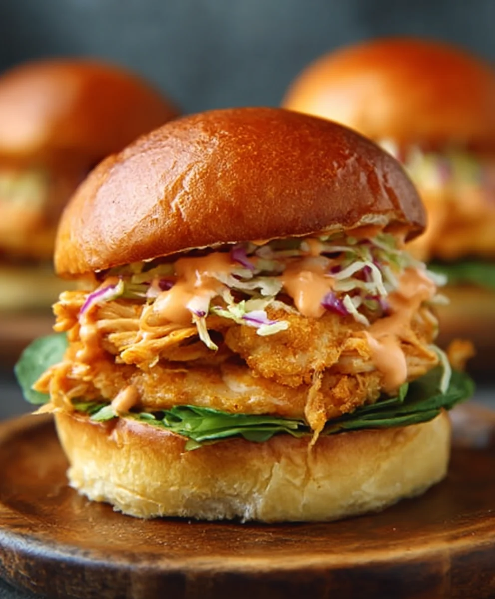 Easy Bang Bang Chicken Sliders Recipe