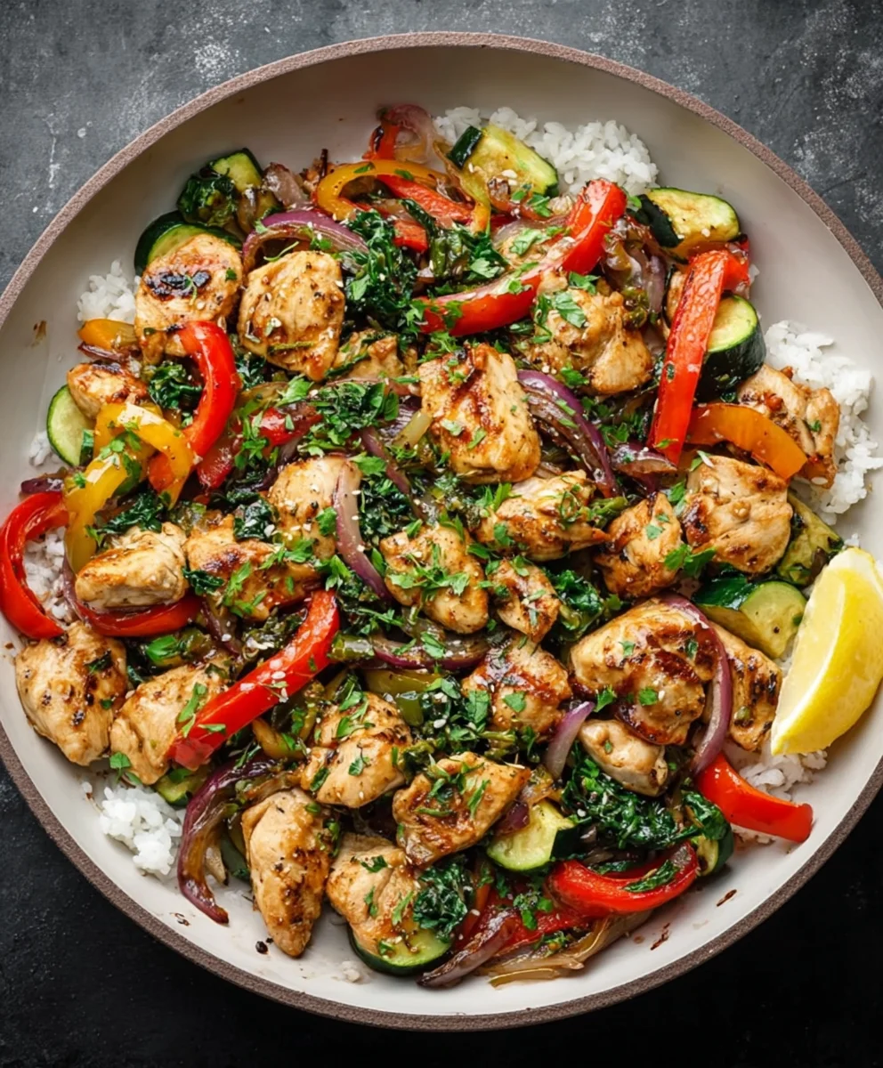 Easy Mediterranean Chicken Stir Fry Recipe