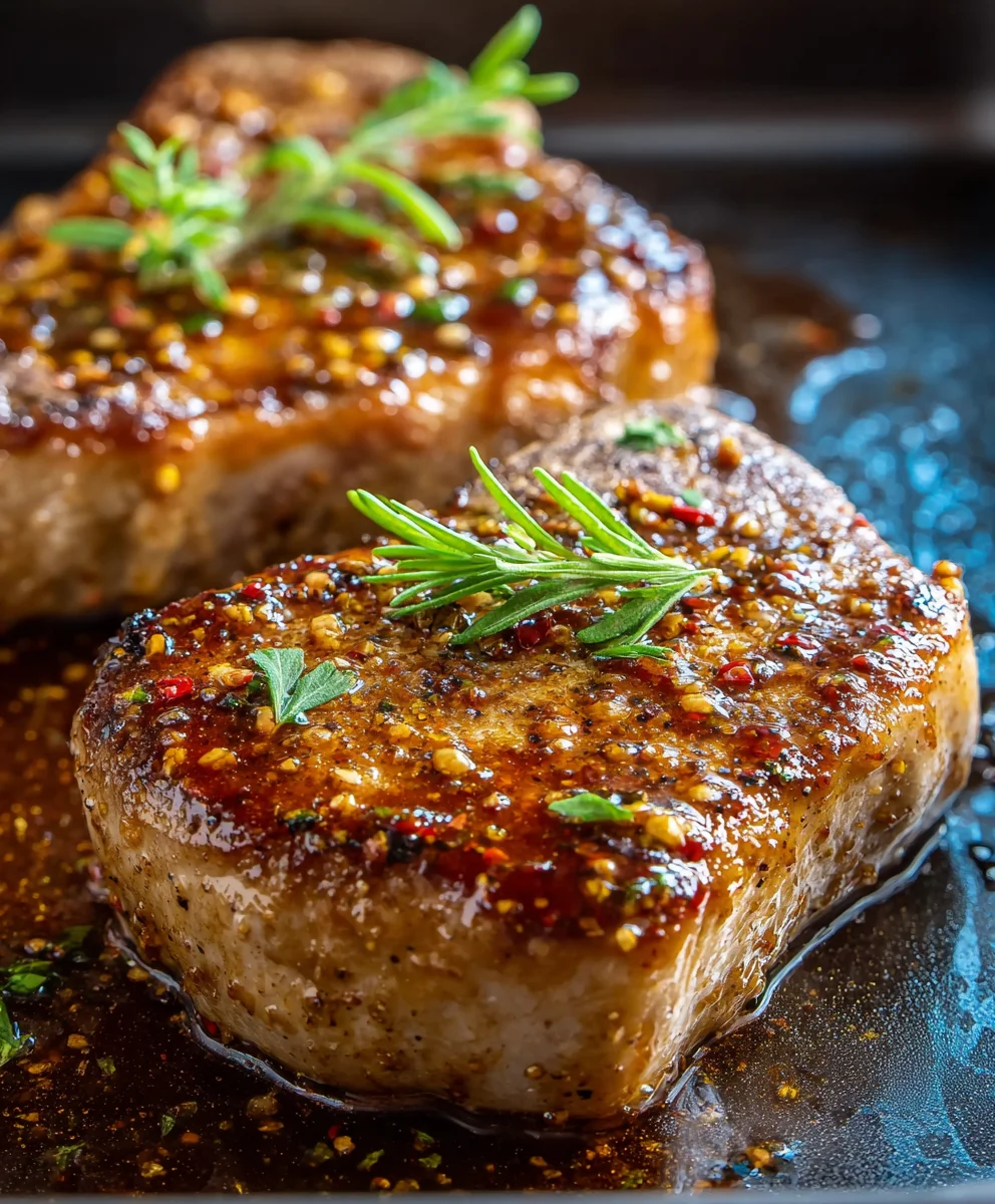 Honey Mustard Beef Chops Oven Recipe