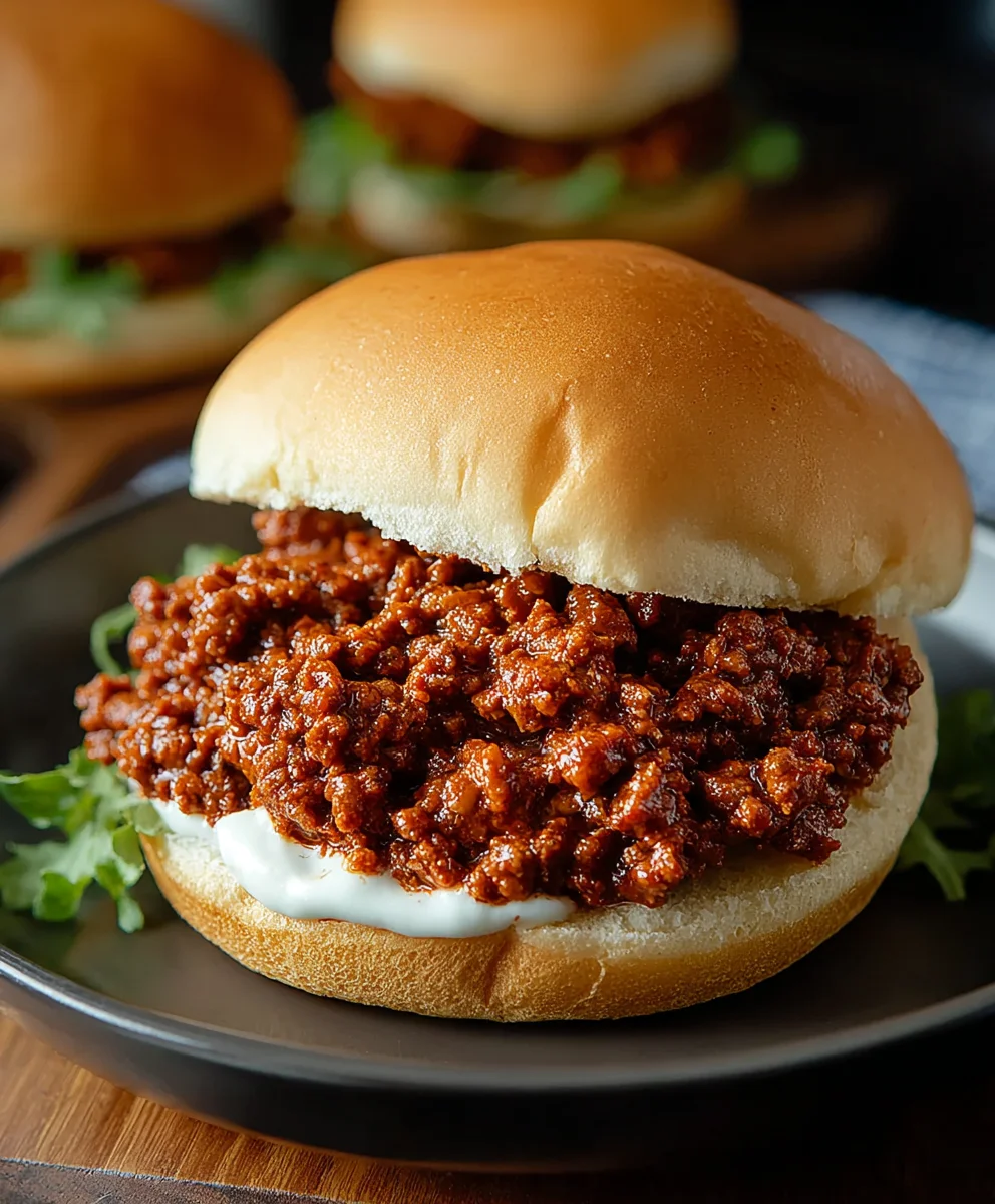 Easy Homemade Sloppy Joe Sandwiches- Quick & Delicious