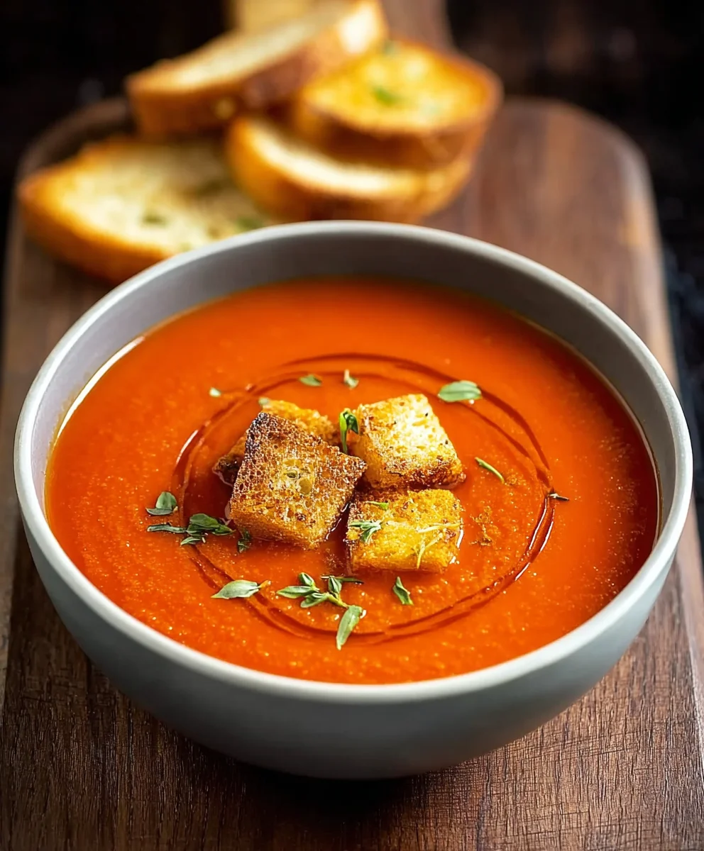 Easy Homemade Tomato Soup - Best Cozy Comfort Food