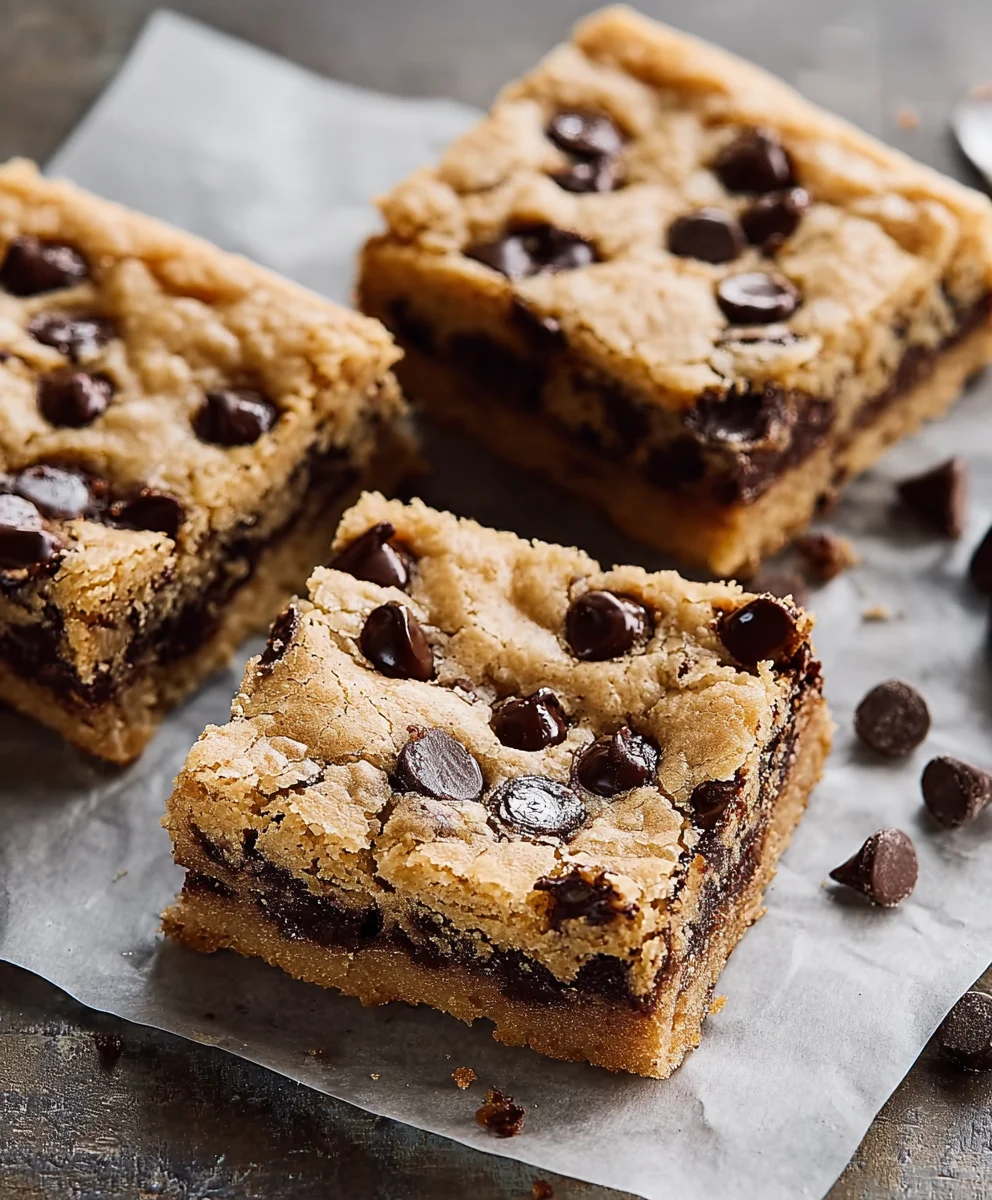 Easy Chocolate Chip Cookie Bars - Best Recipe