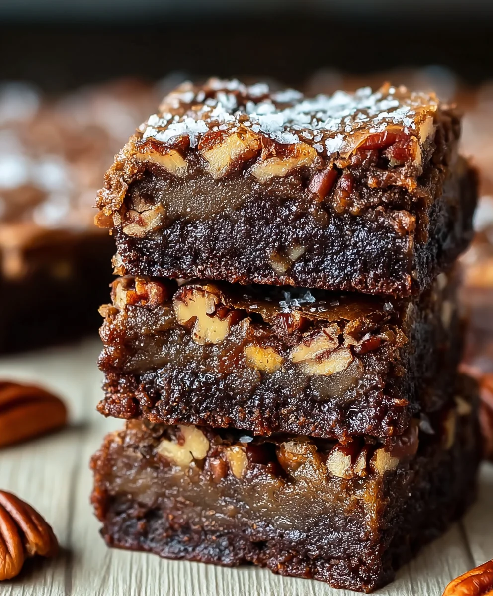 Pecan Pie Brownies-Decadent Dessert Bliss