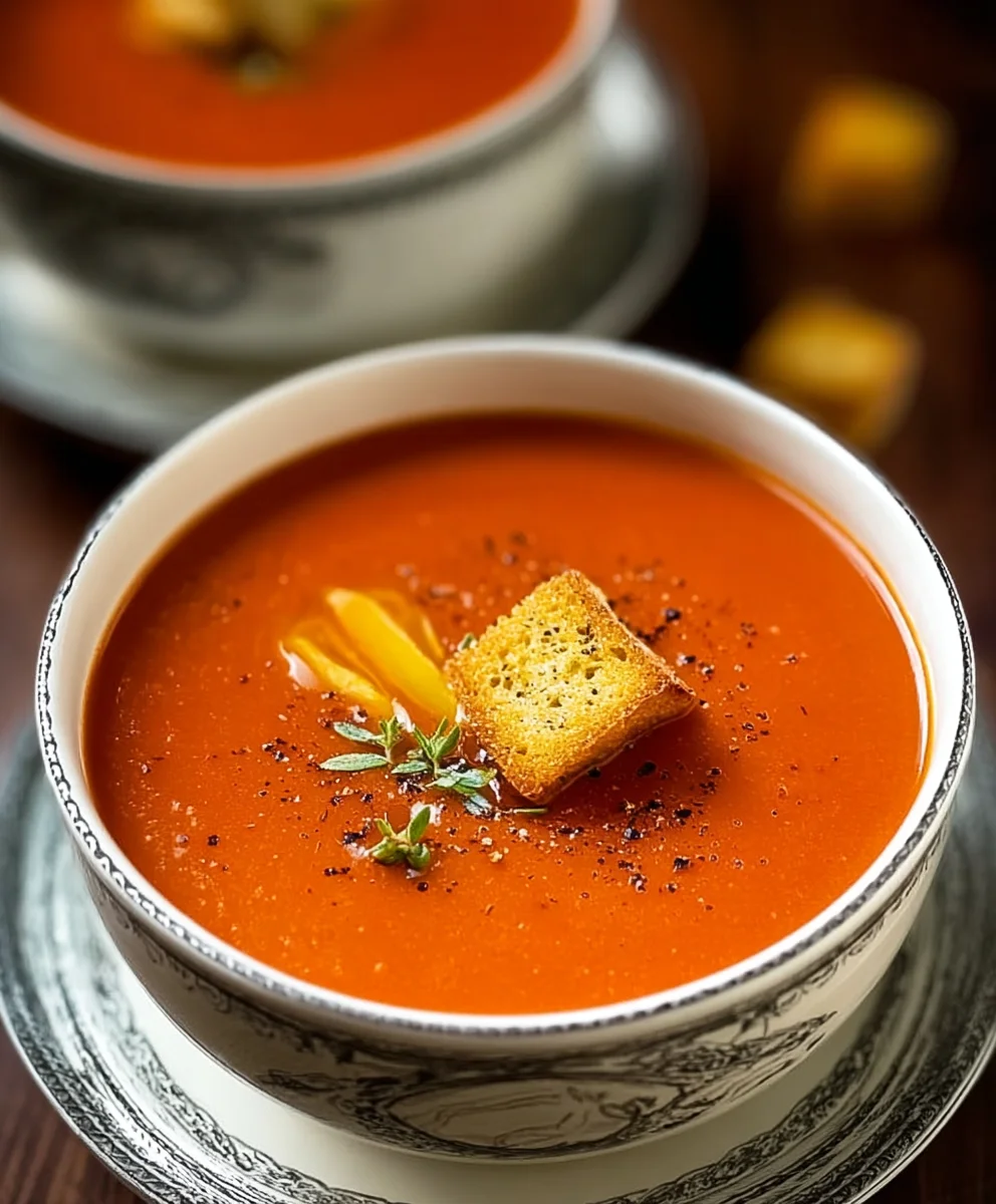 Easy Homemade Tomato Soup - Best Cozy Comfort Food