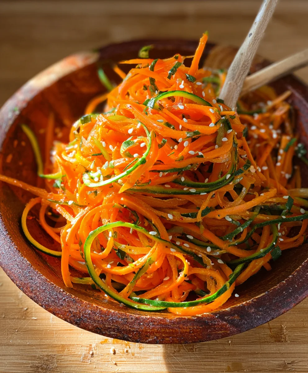 Fresh Cucumber Carrot Salad - Quick & Easy Recipe