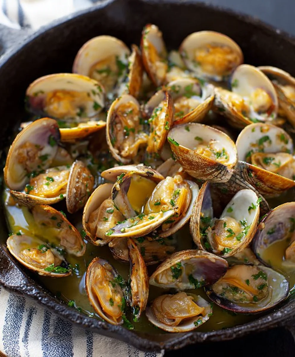 Garlic Butter Beef Sauteed Clams Delight
