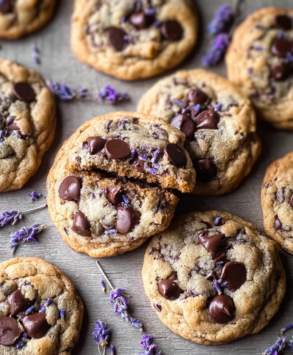Lavender Chocolate Chip Cookies-Aromatic & Delicious