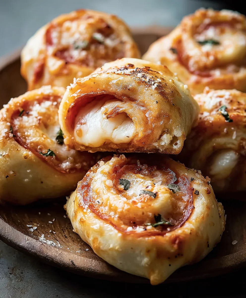 Homemade Beef Beef Pepperoni Pizza Rolls Recipe