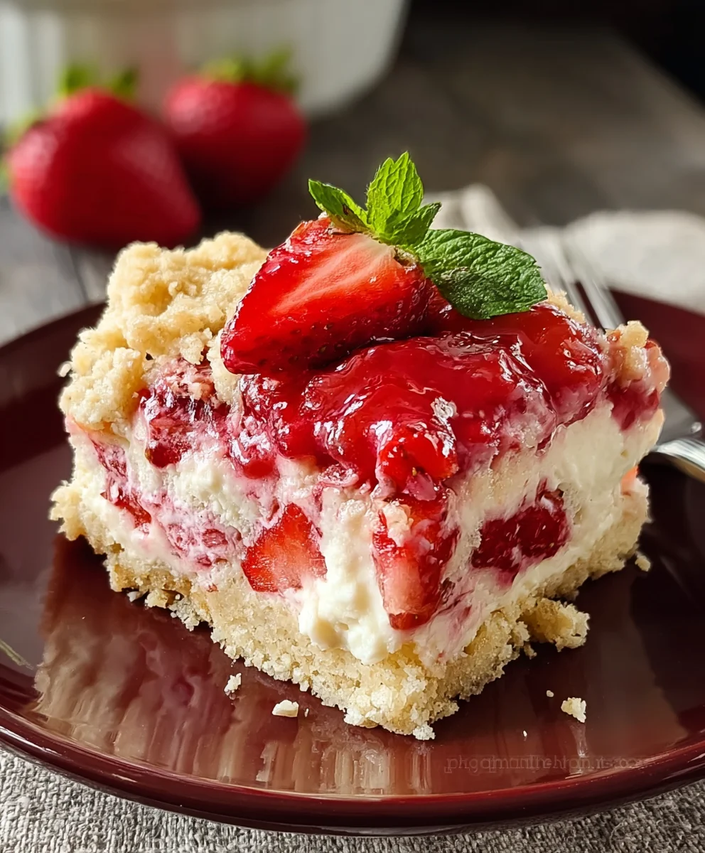 Easy Strawberry Cheesecake Dump Cake Recipe