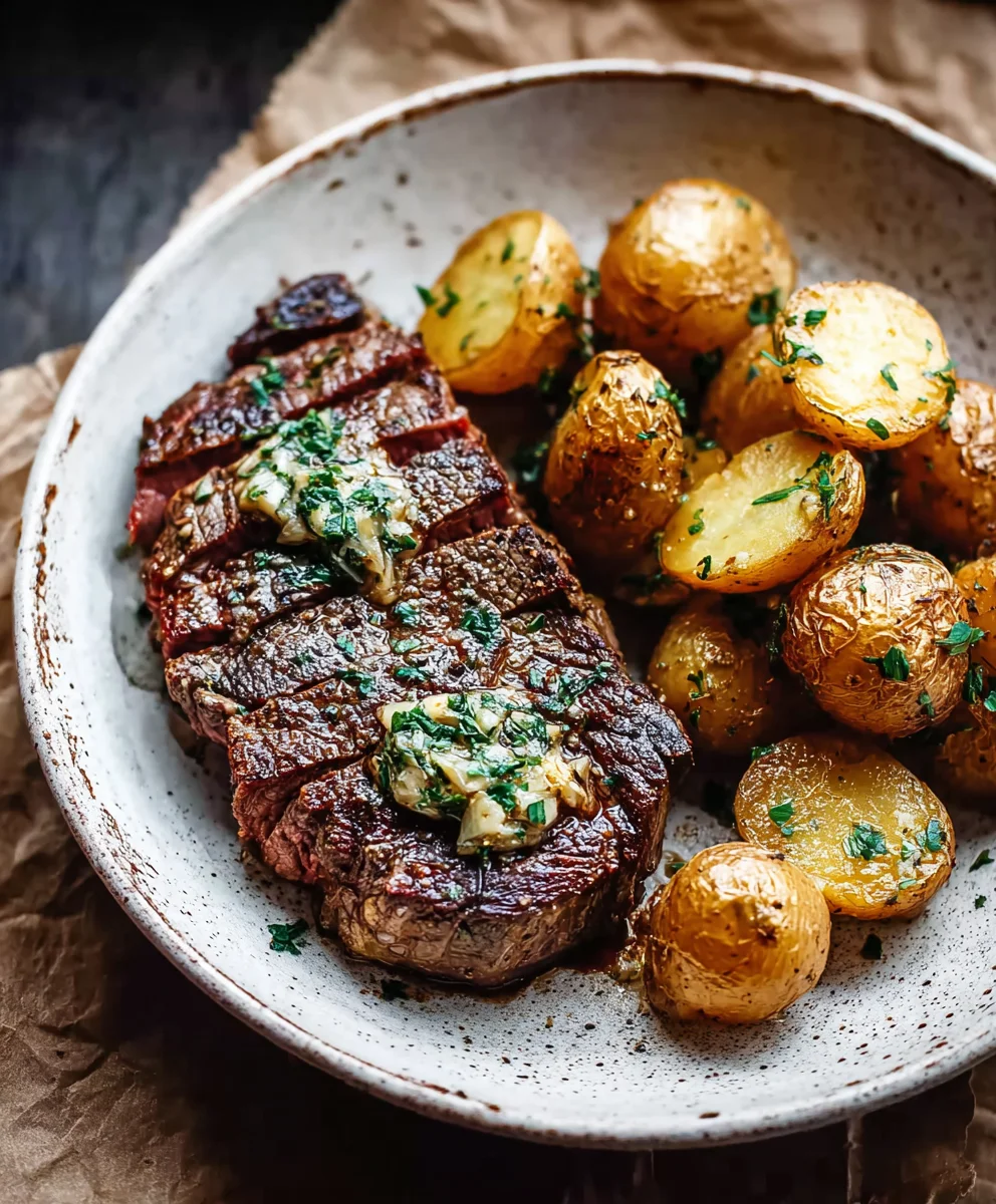 Garlic Butter Steak and Potatoes Recipe
