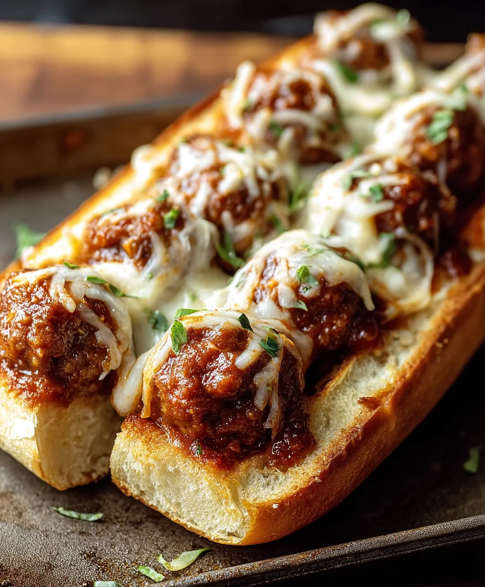 Easy Weeknight Beef Meatball Subs-Quick Dinner