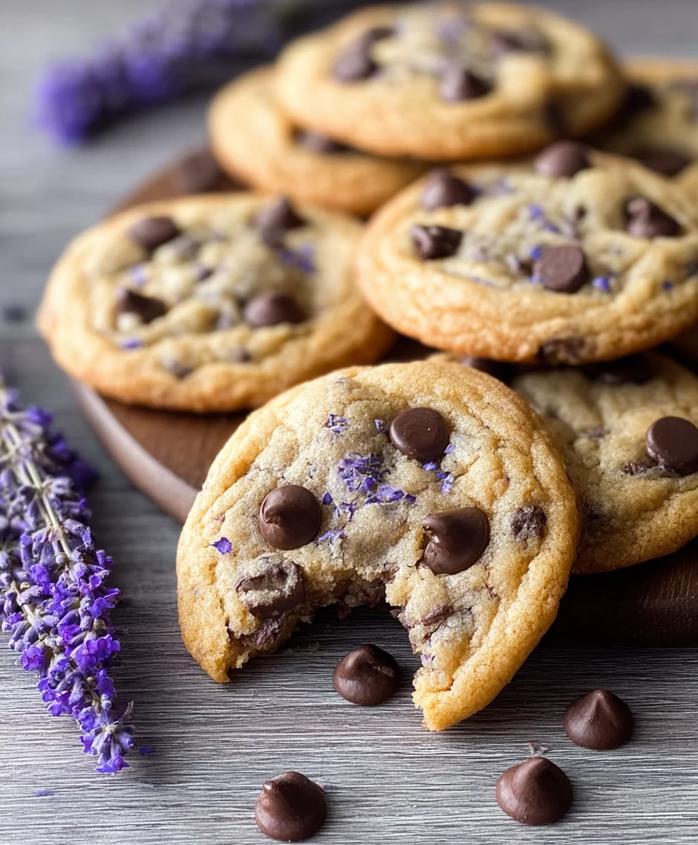 Lavender Chocolate Chip Cookies-Aromatic & Delicious