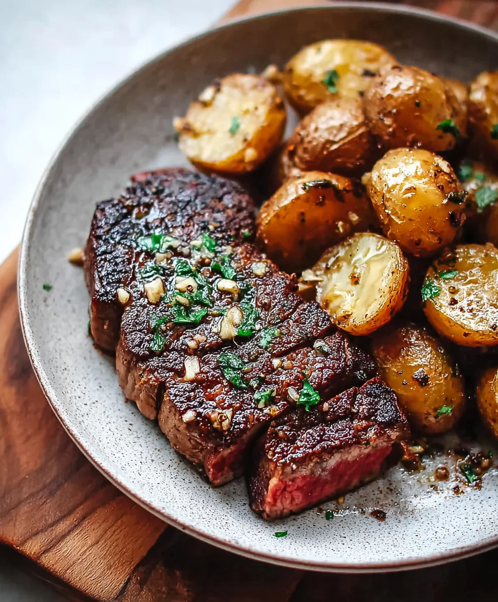 Garlic Butter Steak and Potatoes Recipe