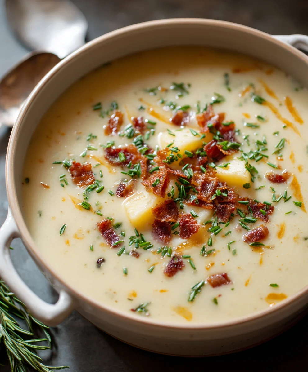 Outback Loaded Baked Potato Soup-Hearty & Delicious