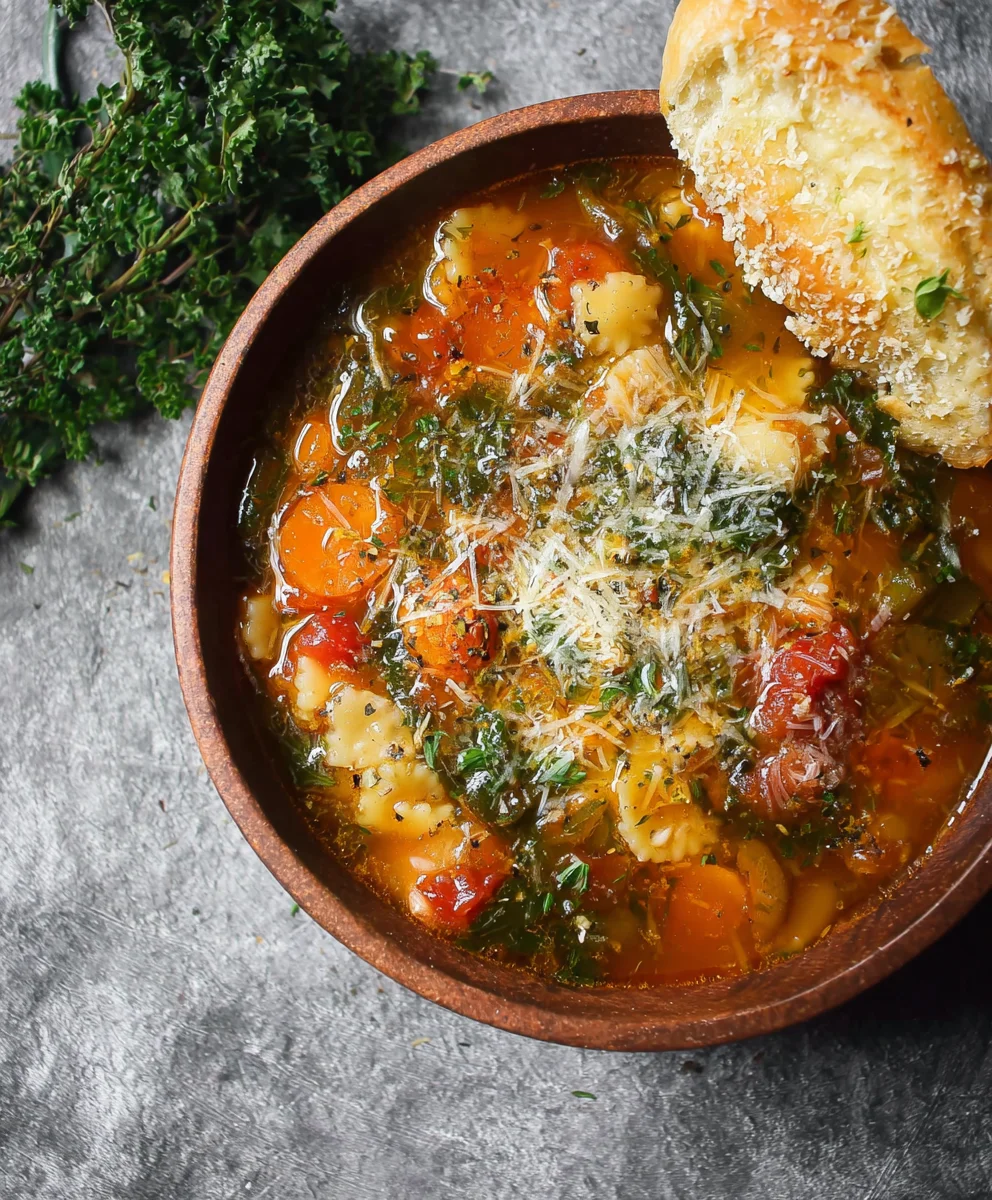 Hearty Winter Minestrone Soup Recipe - Delicious & Warming