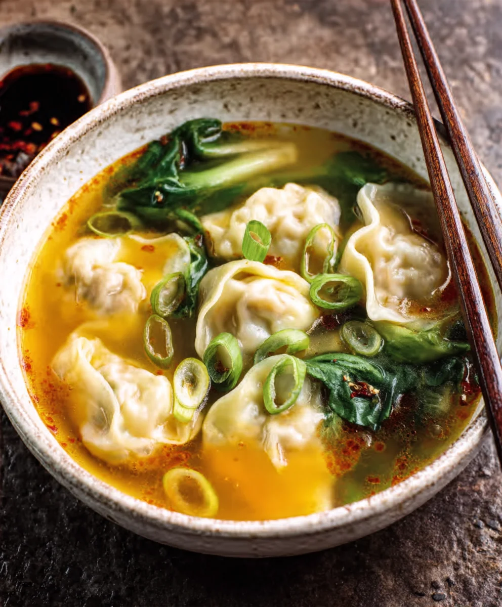 Delicious Beef Wonton Soup Recipe - Easy & Flavorful