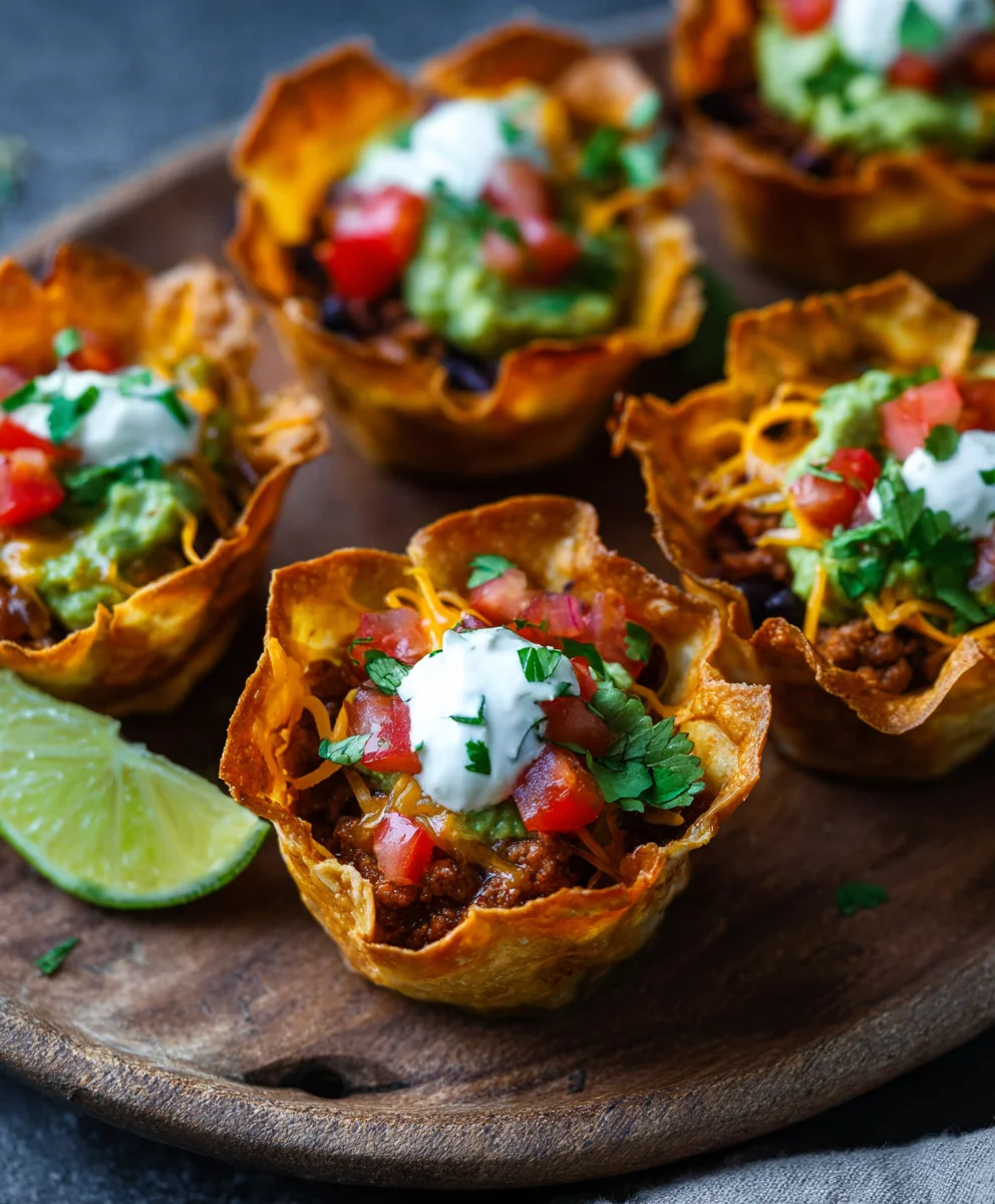 Easy Beef Taco Cups - Quick & Delicious Recipe
