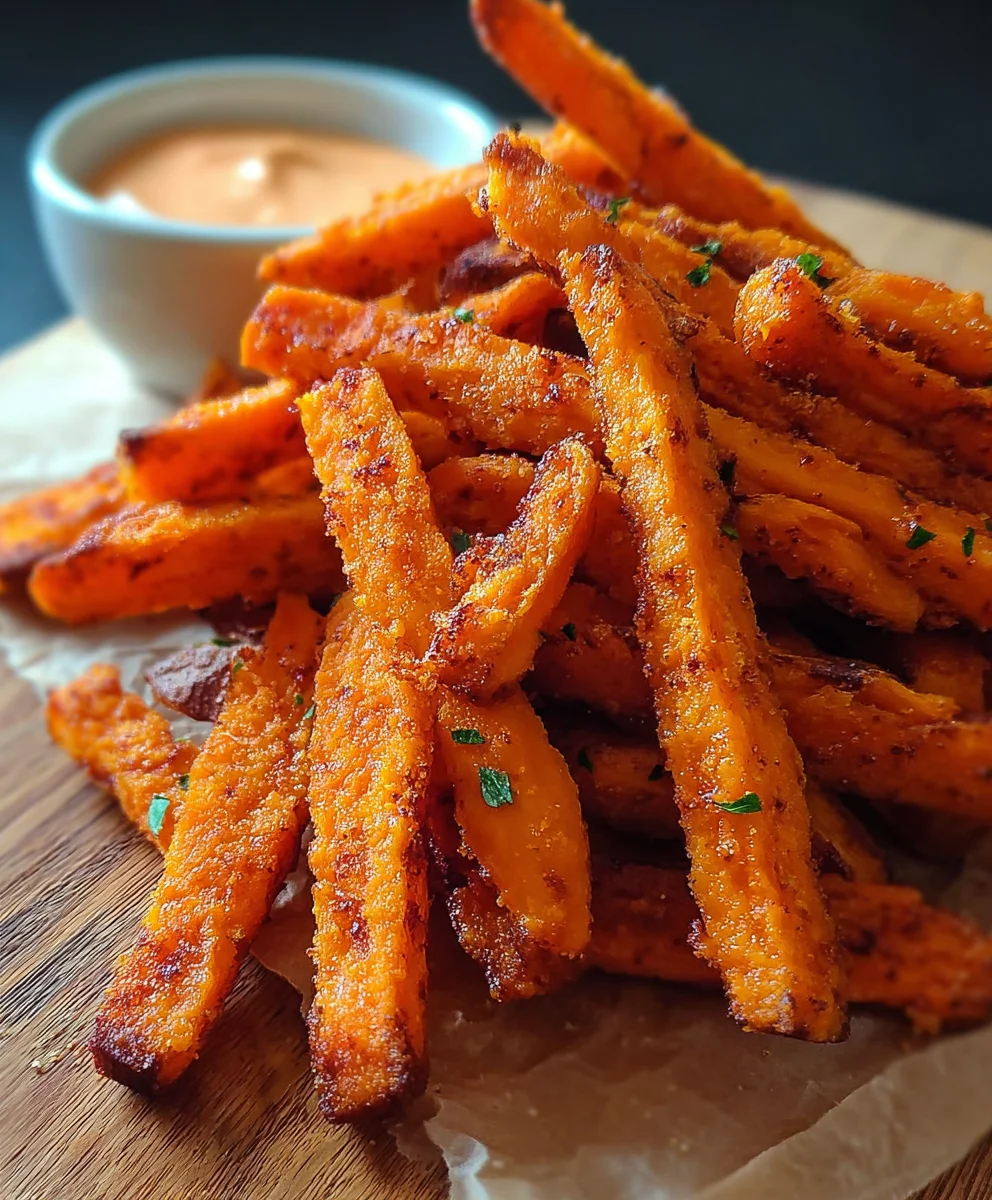 Crispy Oven Baked Sweet Potato Fries-Healthy Side