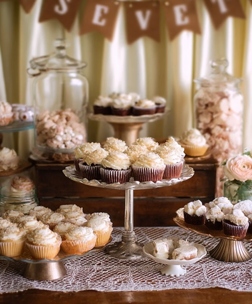 Vintage Wedding Dessert Table - Elegant & Sweet Ideas