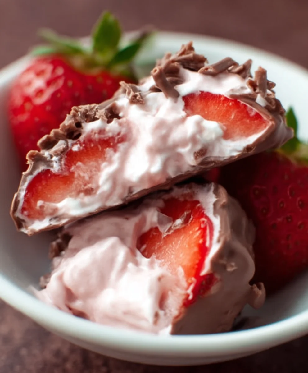 Chocolate Strawberry Yogurt Clusters Viral Recipe
