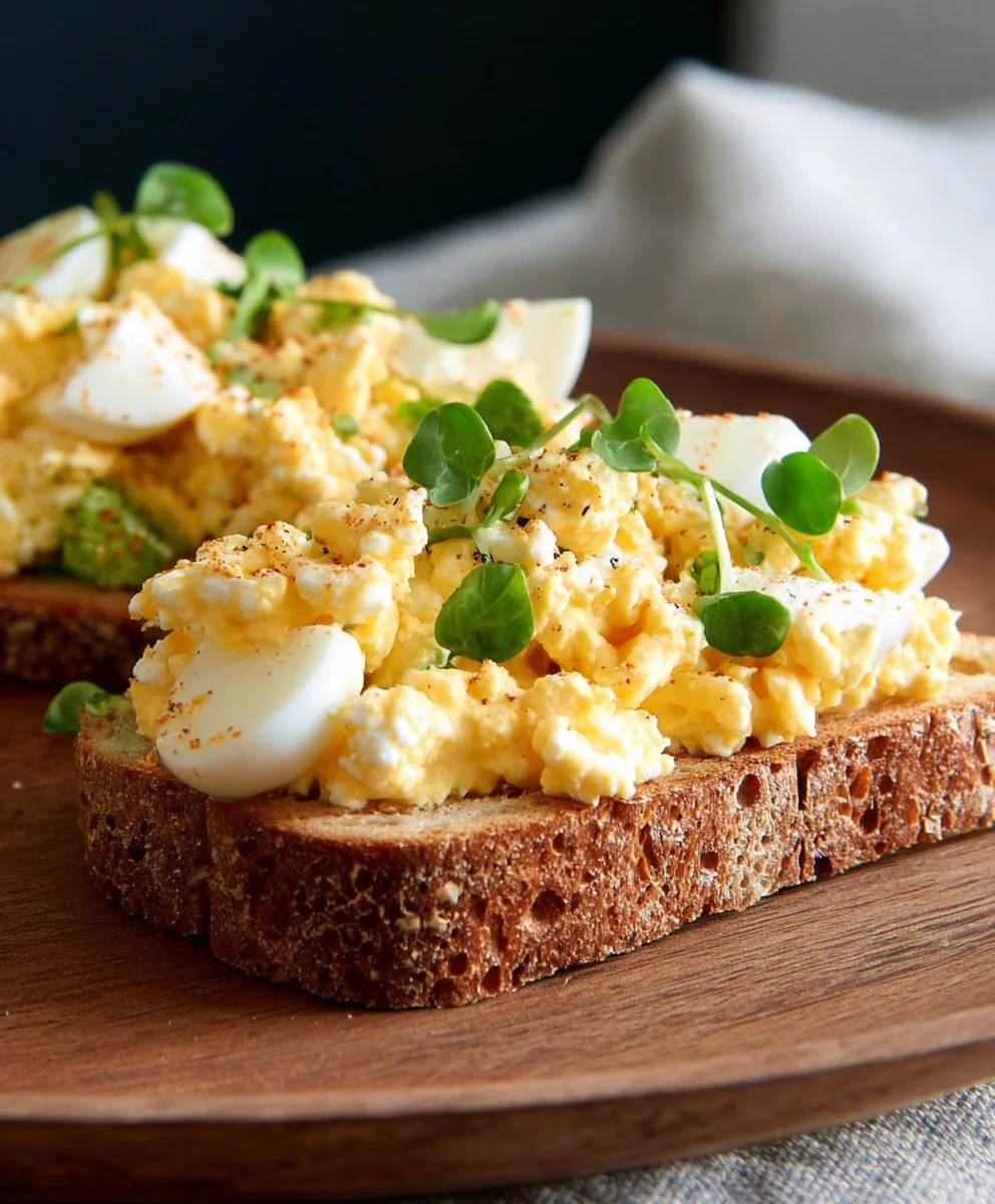Cottage Cheese Egg Salad - Healthy Mayo Free Recipe