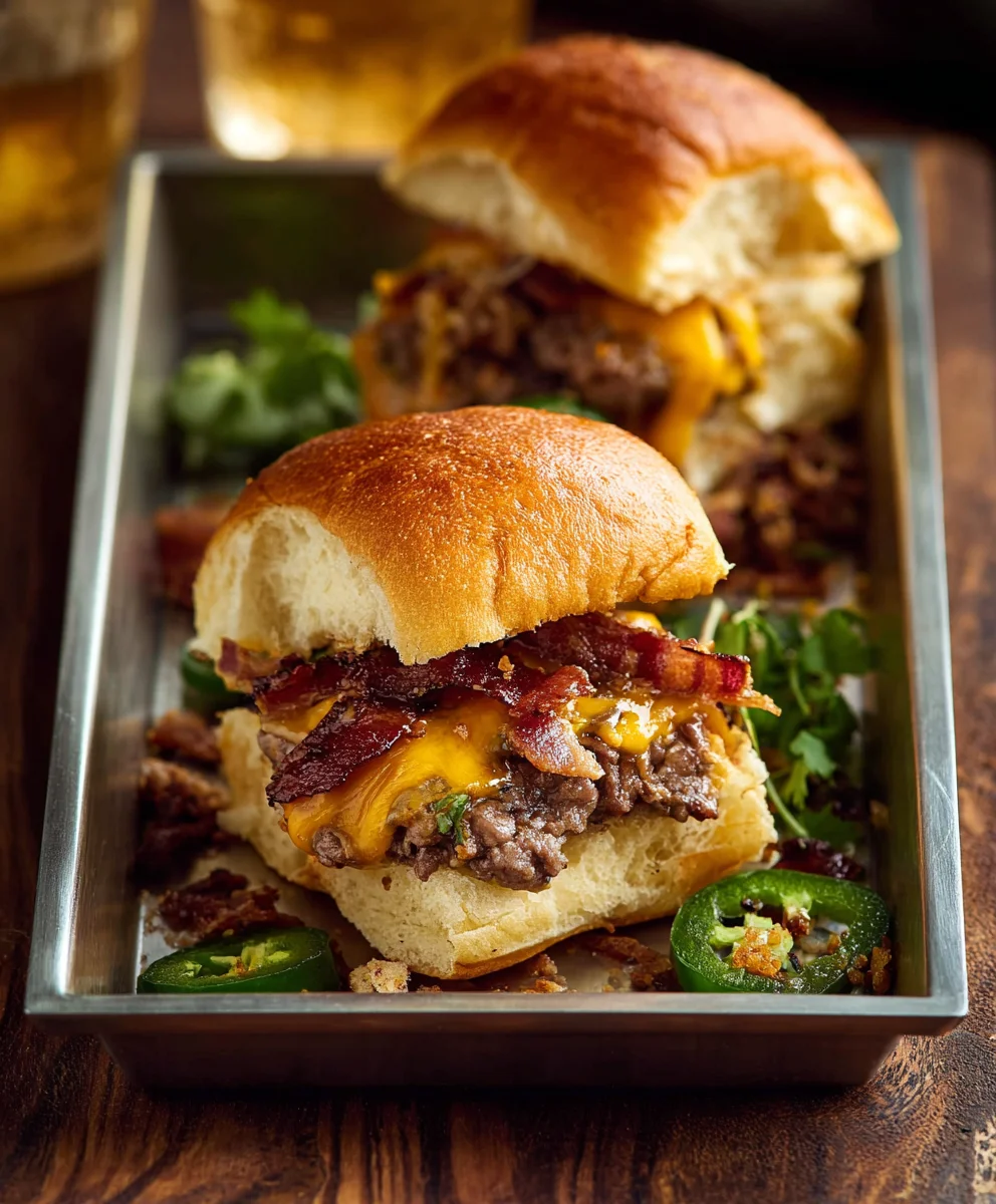 Easy Cowboy Beef Sliders-Flavorful & Quick