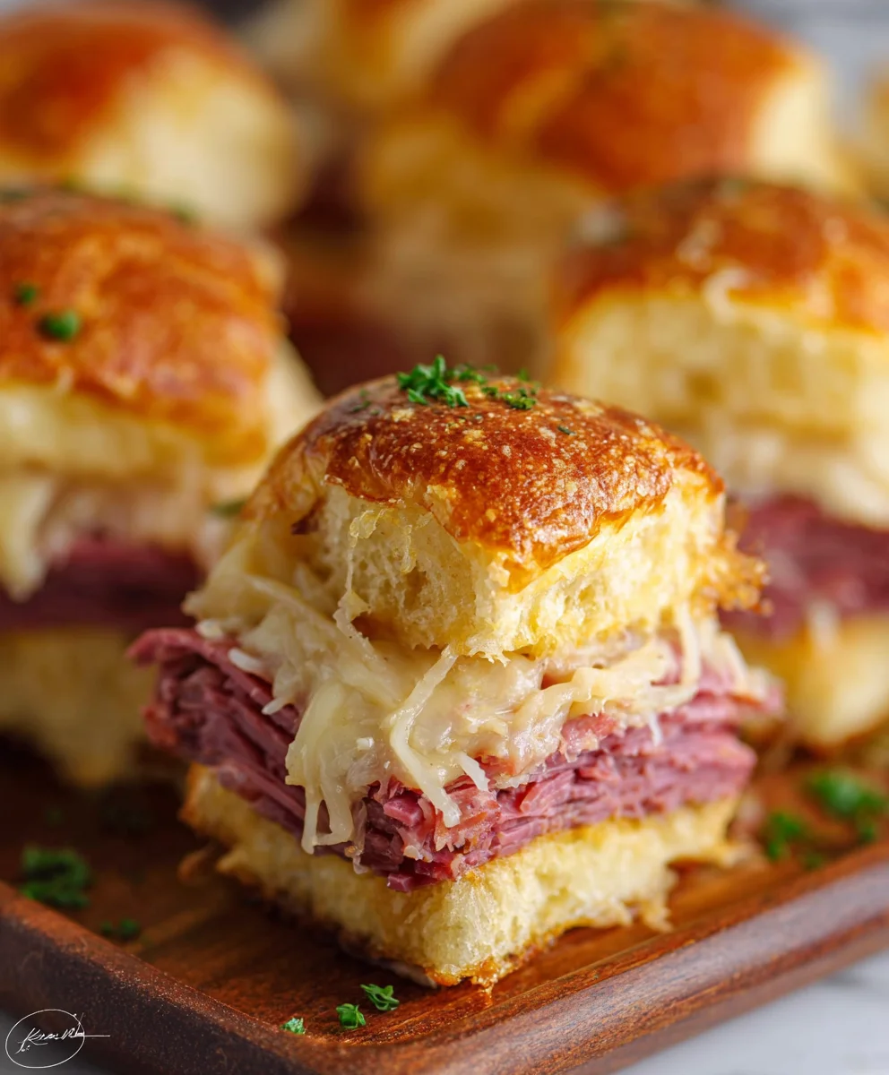 Reuben Sliders-Savory Beef-Deli-Style Bite-Sized Treats