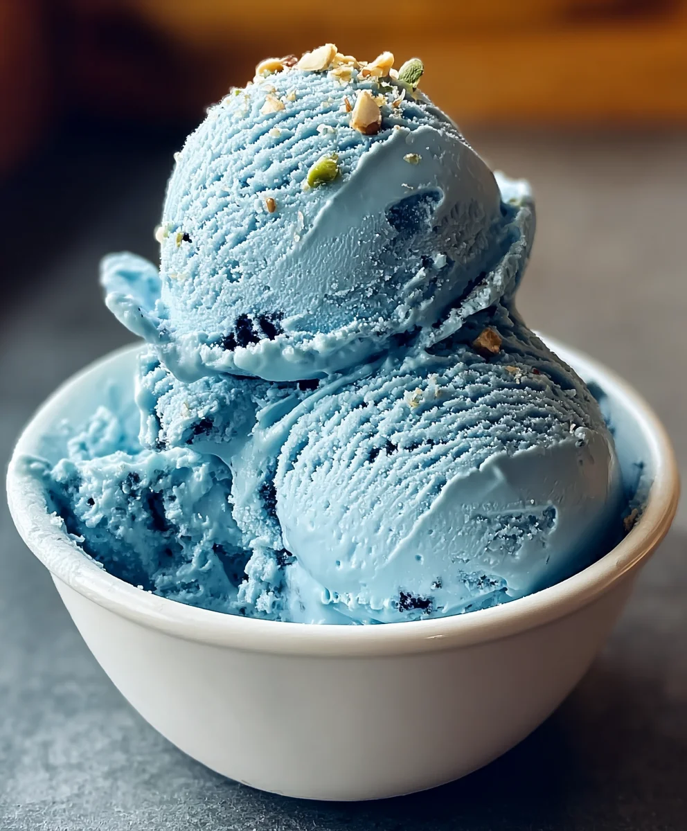 Blue Moon Ice Cream-Unique Flavor-Easy Recipe