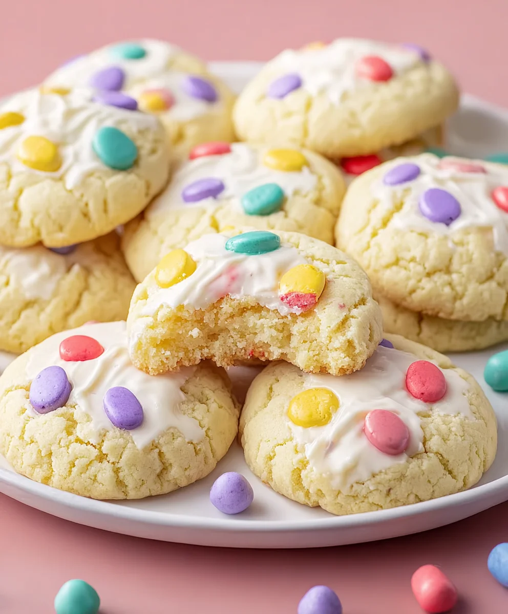 Easy Easter Cake Mix Cookies - Quick Spring Baking Fun